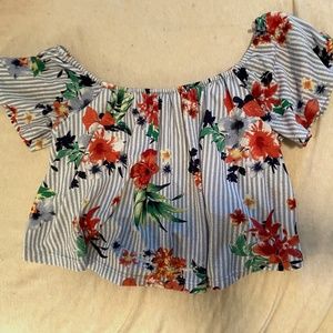 Flower Crop Top
